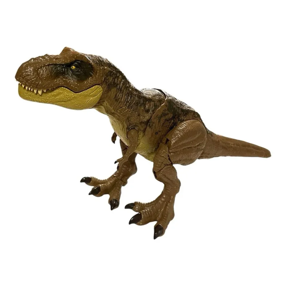 Jurassic World Thrash N Throw T-Rex FMY70 2018 Mattel Dinosaur Roars Works